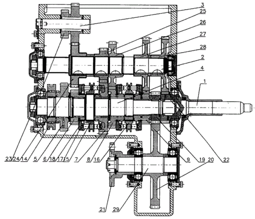 cn2750121y_一种叉车机械变速器失效
