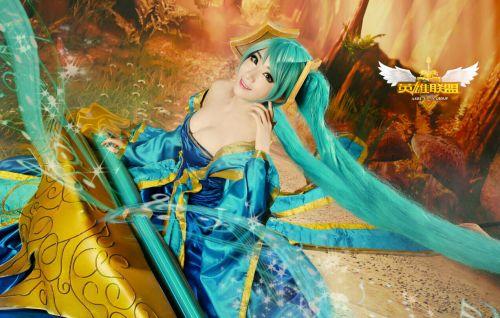 大胸妹福利第二弹 绝美琴女cos(3)