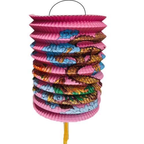 厂家直销灯笼 121彩龙纸灯笼 中秋灯笼元宵灯笼装饰灯笼一包12个