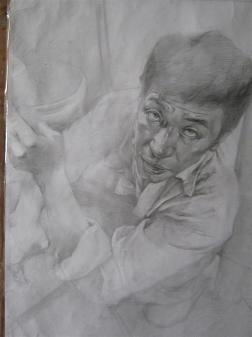 父亲|纯艺术|素描|雪伯赤猫 - 原创作品 - 站酷 (zcool)