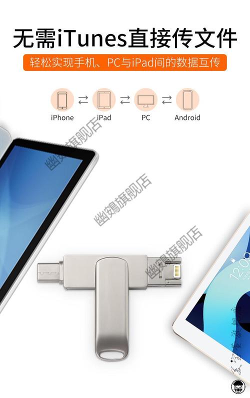 四合一手机u盘创意otg转接头手机u盘128g高速256g适用苹果安卓电脑
