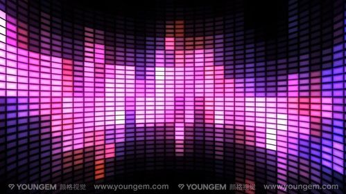 音效音频可视化均衡器背景_音乐迪斯科dj派对舞台背景 >