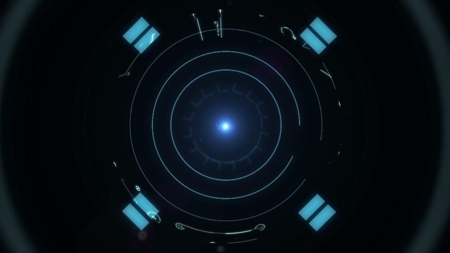 眼睛机械时空隧道_1920x1080_高清视频素材下载(编号