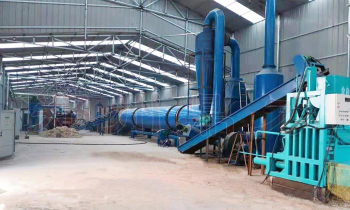 项目投产鼎力秸秆烘干机落户辽宁助力农业秸秆资源化再利用