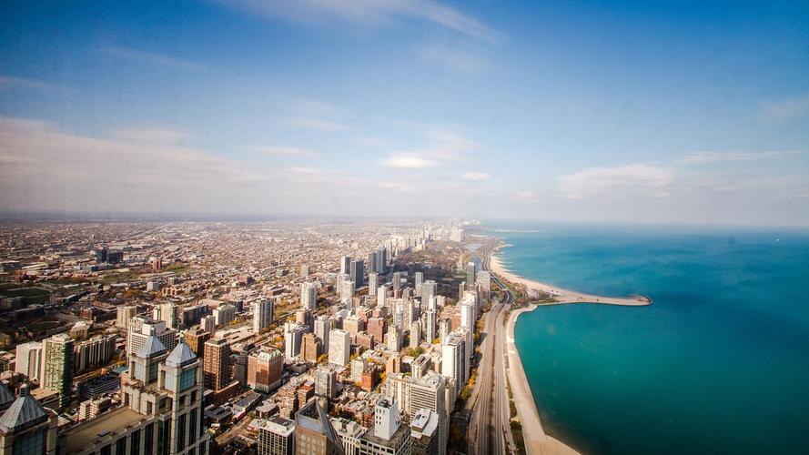 美国伊利诺伊州城市风光