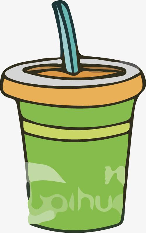 饮料一次性环保杯子简笔画