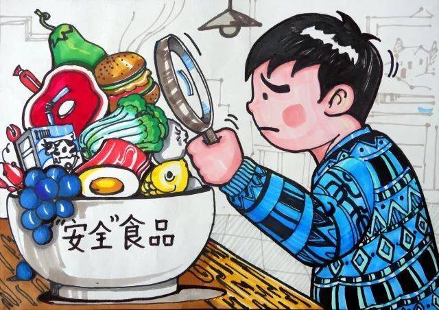 童笔绘食安丨西湖区中小学生食品安全漫画展开展啦