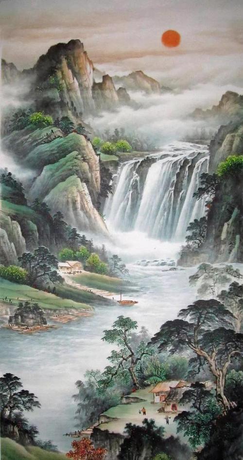 国宝级山水画一册欣赏收藏