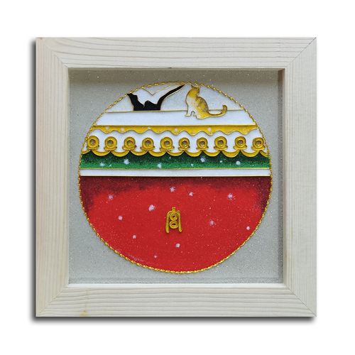 掐丝珐琅景泰蓝工艺画diy手工制作培训亲子手工体验材料包 新款