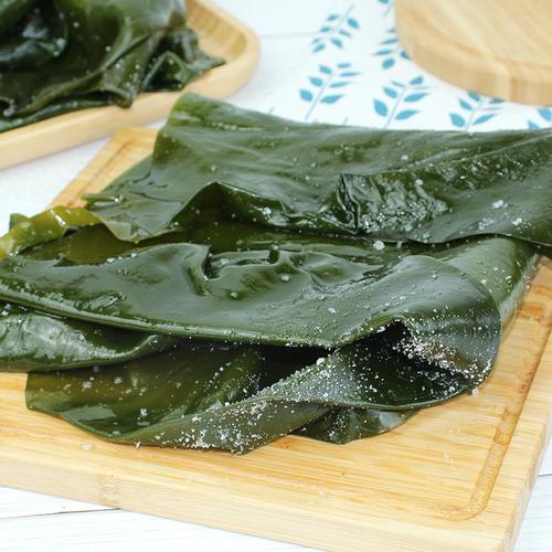 海带新鲜5斤带头盐渍片厚特级大连野生结带海带
