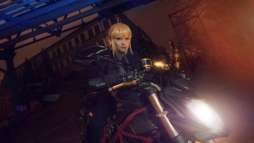 fate/zero——黑西装saber cosplay