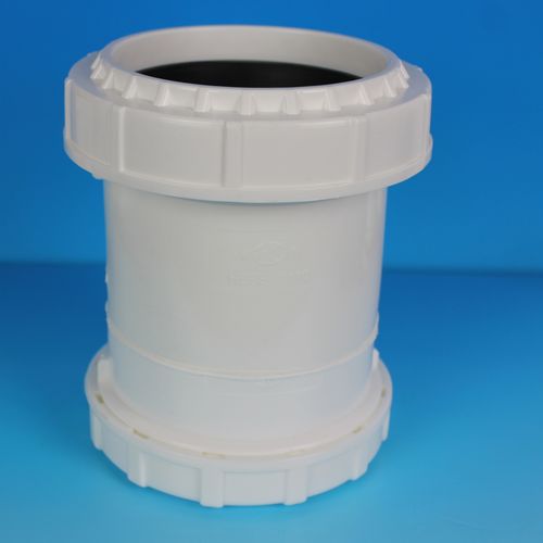 hdpe超静音排水管材管件螺口柔性承插式连接伸缩节和财型号齐全