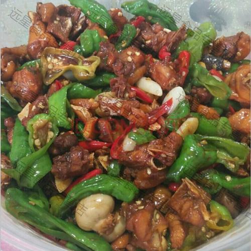山东枣庄辣子鸡 滕州名吃辣子鸡 整只全鸡现杀现炒鸡500g/1500g装 散
