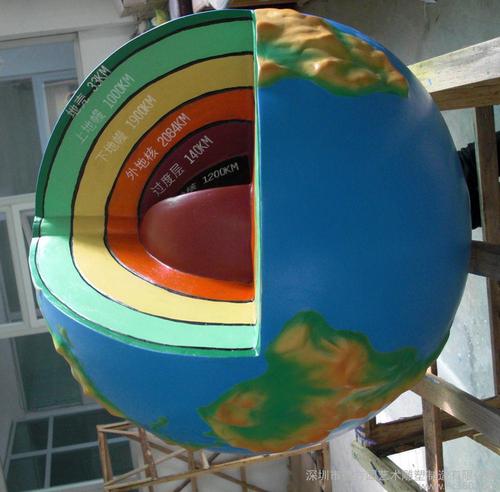 供应地球仪,地球内部构造地理园模型地球内部构造