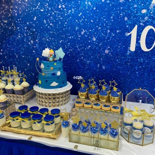 星空生日宴,几百元网红太空主题布置材料包_生日_星空