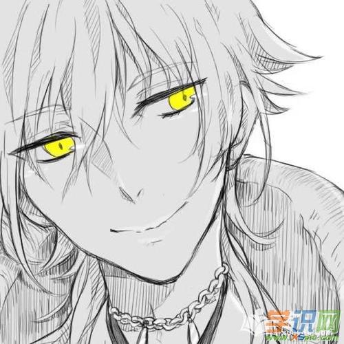 好看的动漫男人物素描图片头像图片大全图片大全