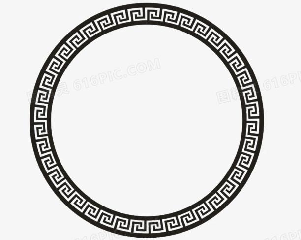 传统镂空回形纹图案