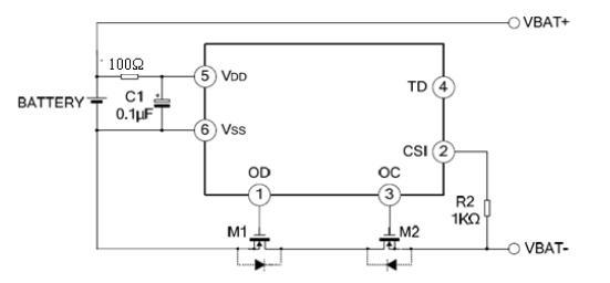 锂电池保护芯片dw01
