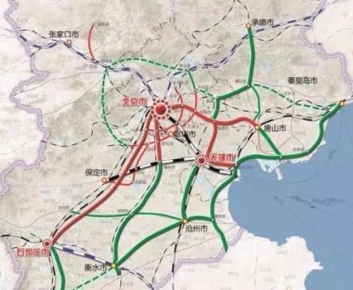 京津冀城际铁路网示意图北京市发改委供图