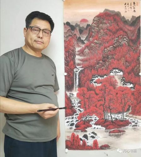 笔墨酣畅古朴,气势恢弘磅礴|山水画家刘首作
