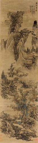 明代杰出画家蓝瑛绘画作品欣赏 (多图收藏)_山水