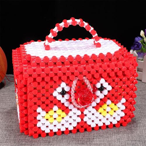 手工编织日用品百宝箱收纳珠子创意串珠