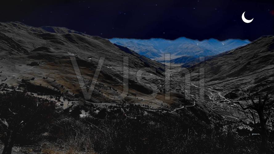 荒山野岭晚上_1920x1080_高清视频素材下载(编号:4353765)_舞台背景