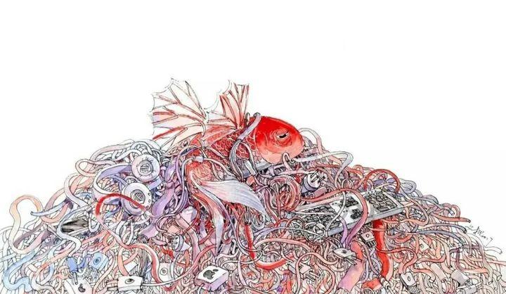 这个专画"垃圾画"的画家,影响无数人爱上环保!