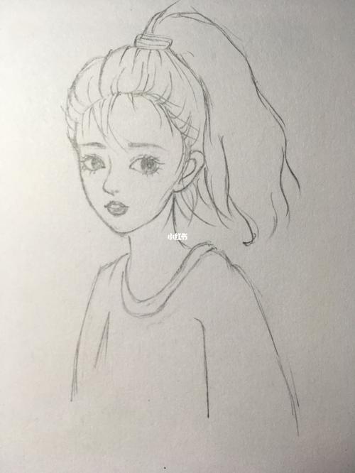 手绘人物|铅笔画练习_铅笔画_手绘_简笔画_简笔画教程