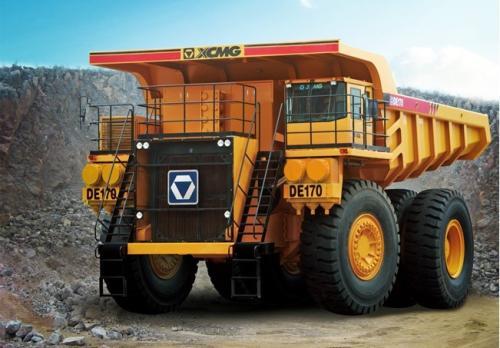 矿用自卸车简笔画