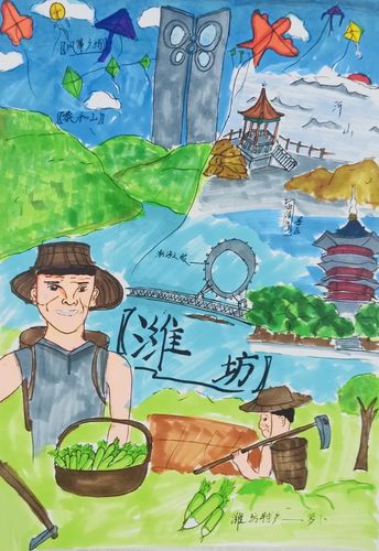 我手画我家 浓浓潍坊情—高新东风学校"我心目中的家乡"青少年绘画