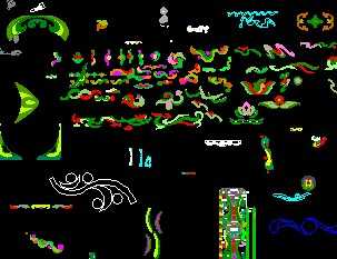 模纹花坛设计图