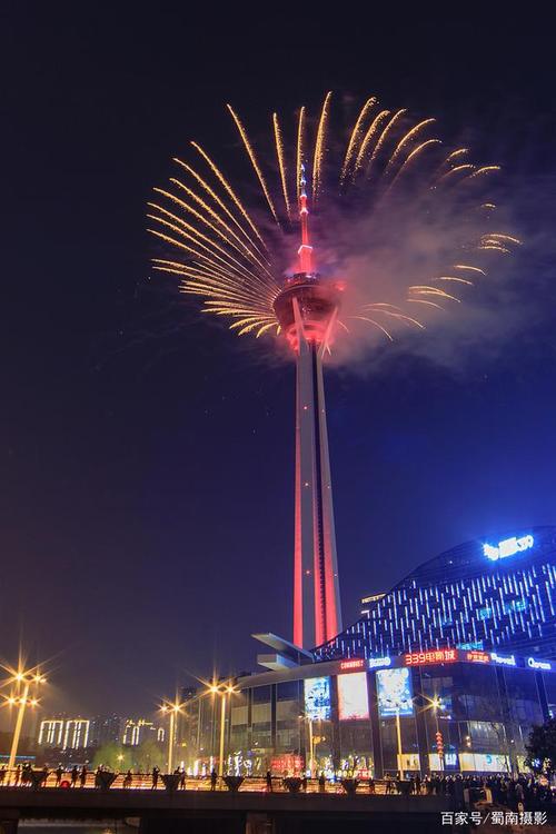 花开成都天府熊猫塔