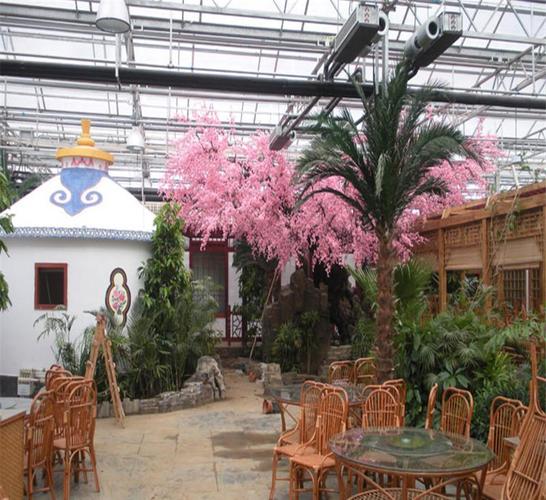 生态餐厅专业定制设计温室工程 镀锌管大棚 厂家直销