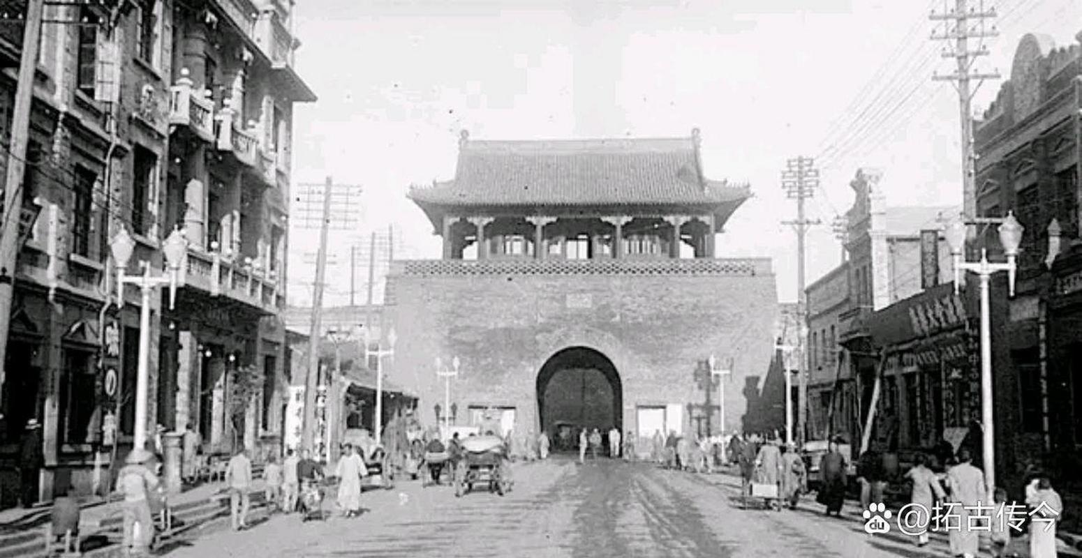 珍贵老照片里的辽宁沈阳古城景观风貌.