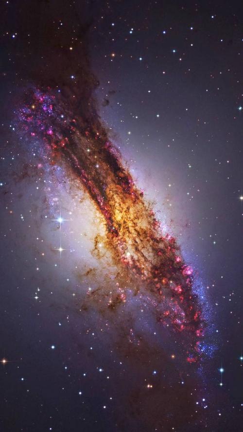 真实星空与极光 真美哭