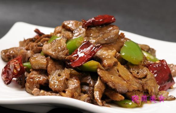 原创白水羊肉辣炒猪肺麻辣牛肉煲凉拌腰花的家常做法