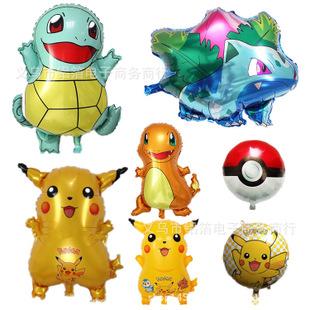 异形皮卡丘铝膜气球 pokemongo神奇宝贝玩具气球口袋妖怪卡通气球