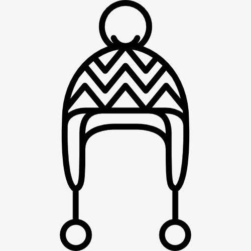 冬天的帽子幼儿简笔画