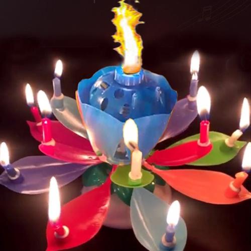 一折生日音乐蜡烛