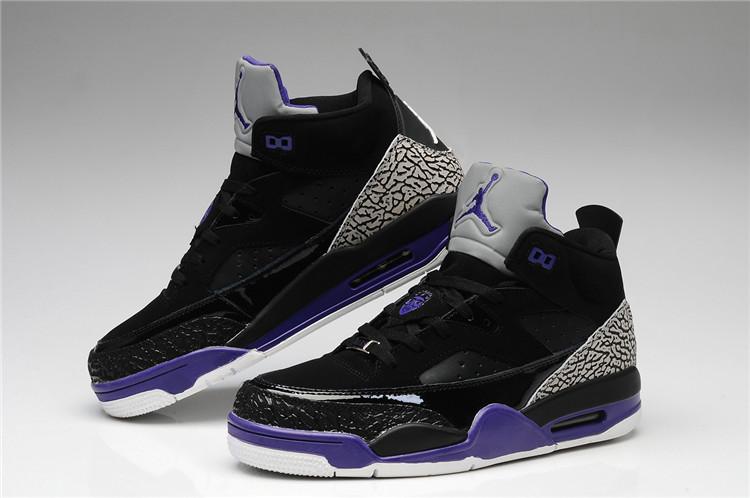 【江南fake鞋库】乔丹篮球鞋 aj斯派克李男鞋 火星之子 黑紫