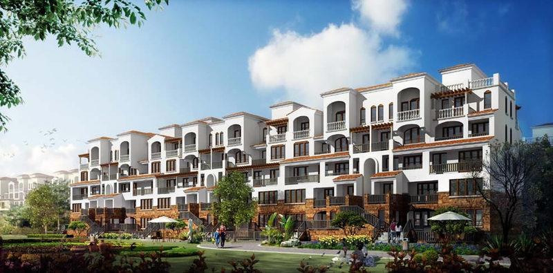 西班牙公馆效果图-日照房天下