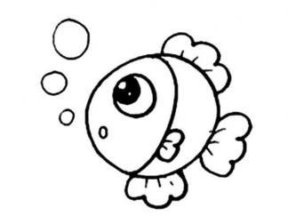 小鱼13图片_简笔画图片_少儿图库_中国儿童资源网