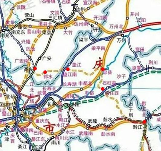 定了!广安将有"超级高铁" 广忠黔铁路高兴至石柱段进入初测阶段