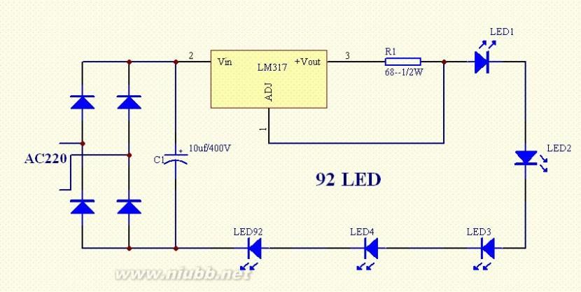 led灯电路图原理图解高亮led电路图大全