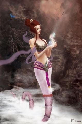 一组关于女娲的图片 - 民子 - 闲云野鹤 的博客