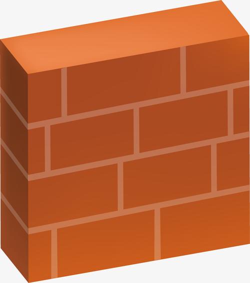 卡通手绘红色的墙头