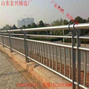 桥梁护栏 不锈钢栏杆 锌钢围栏 铁艺栅栏 工程围墙来图定做