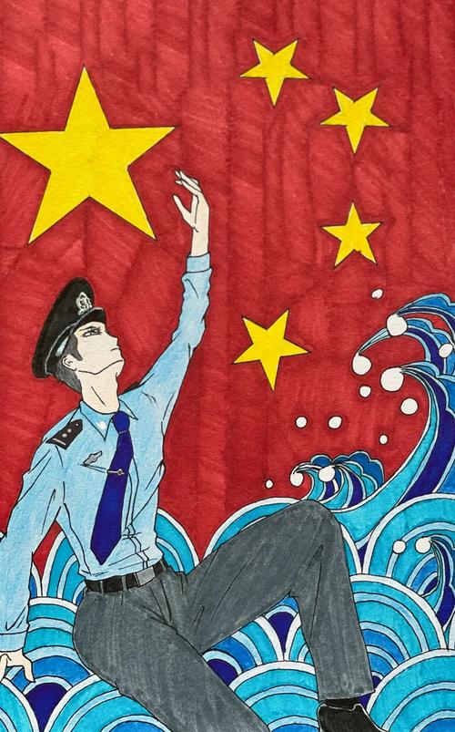 拿起手中的画笔,和一线民警一起战 " 疫 "供稿:腾冲出入境边防检查站
