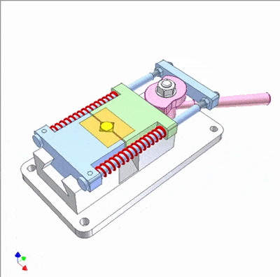 认识一下夹紧机构,60个动画实例看爽了(下)_夹具